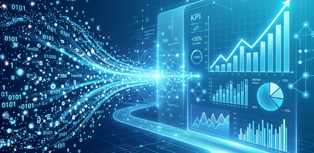 Raw data to business insights visualization