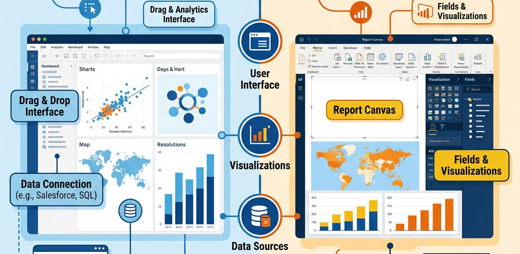 Tableau vs Power BI side by side comparison