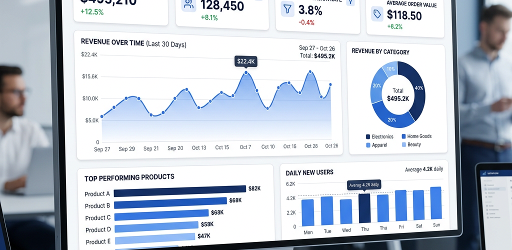 How to create a dashboard in Google Sheets - step by step guide